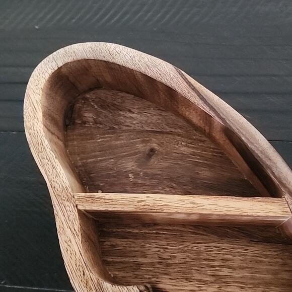 BUTTERFLY Wood Shelf or Tray Bohemian Style Beautiful Finished Accent Piece - Picture 2 of 8